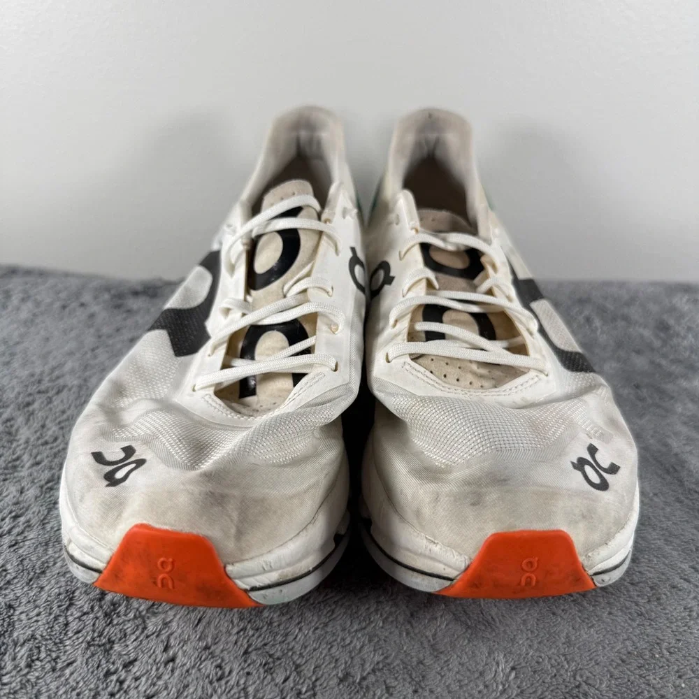 On Running Cloudboom Echo Shoes Mens 9 White Green Helion CloudTec Sneaker
